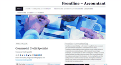 Desktop Screenshot of frontlineaccountant.com